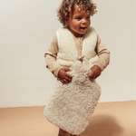 Load image into Gallery viewer, sheepskin hot water bottle (milk)