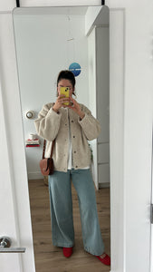Preorder NEW jag felted jacket(beige)