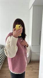 Load image into Gallery viewer, Preorder Po vest bodywarmer (venetian pink)
