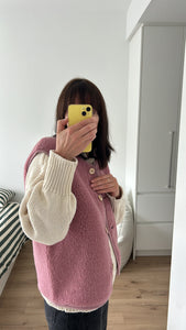Preorder Po vest bodywarmer (venetian pink)