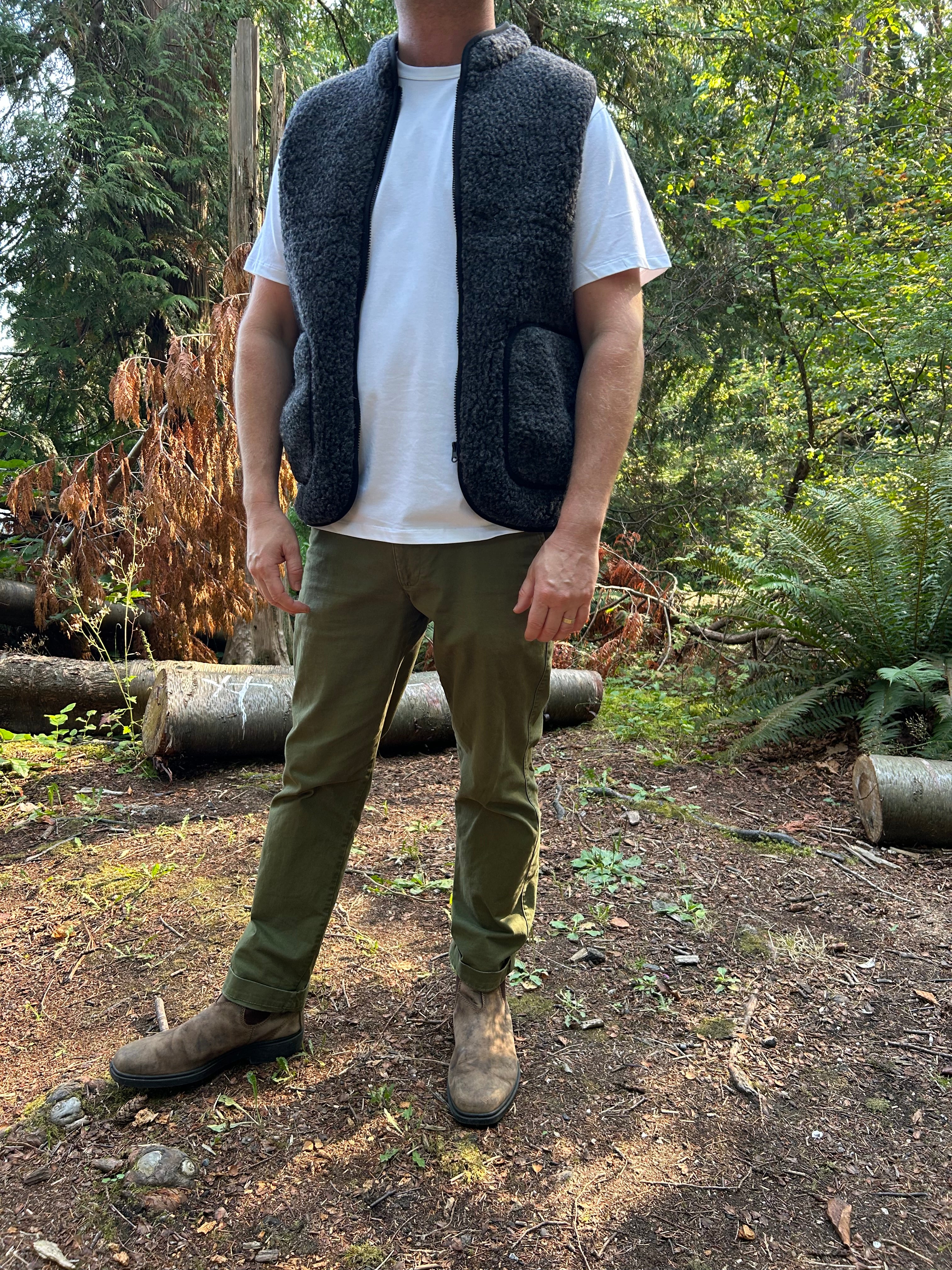 preorder men’s rudi vest (zwart)