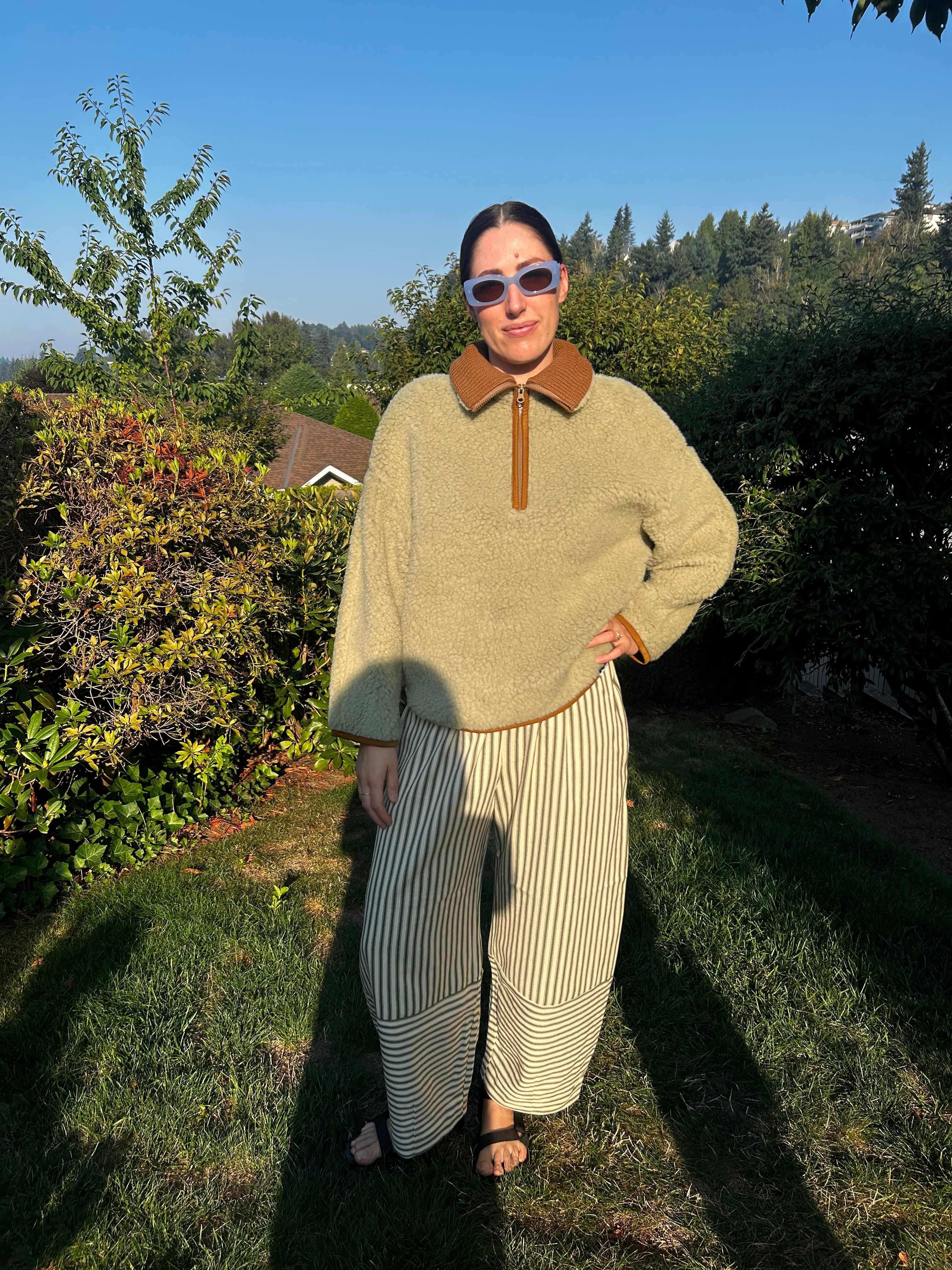 Preorder NEW Bel 3/4 zip (pistachio)