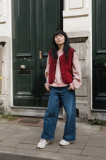 Load image into Gallery viewer, Preorder NEW Tyb womens wool bodywarmer (beet)

