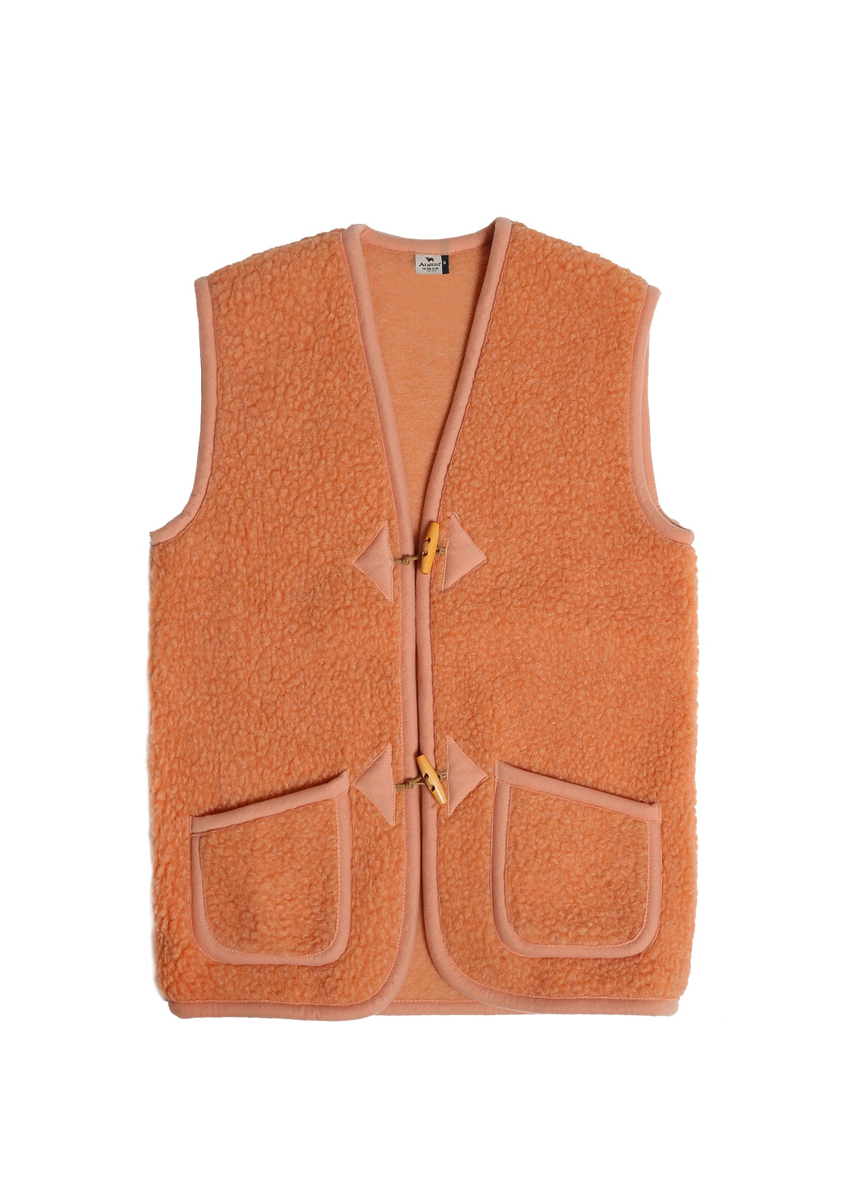 Preorder womens classic wool bodywarmer salmon