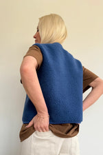 Load image into Gallery viewer, Preorder NEW Tyb womens wool bodywarmer (blue)
