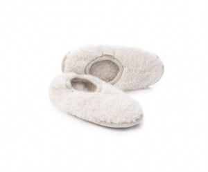 preorder womens wool slippers natural