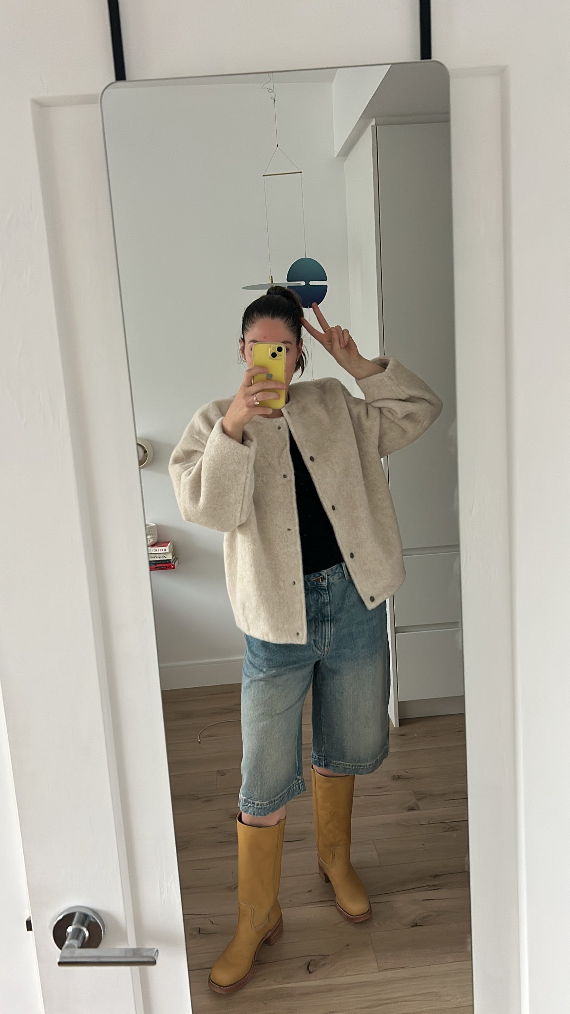 Preorder NEW jag felted jacket(beige)