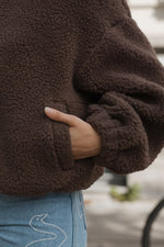 Load image into Gallery viewer, NEW preorder blanc cardigan (chocolate martini)
