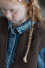 Load image into Gallery viewer, NEW preorder camino gilet child (chocolate martini)
