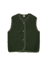 Load image into Gallery viewer, Preorder NEW Tyb womens wool bodywarmer (dark green)

