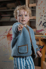Load image into Gallery viewer, Preorder Cool cardigan icey blue
