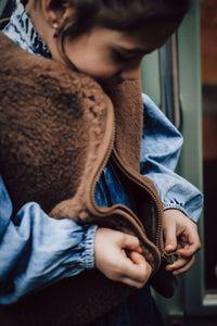 Preorder pos bodywarmer child (teddy brown)