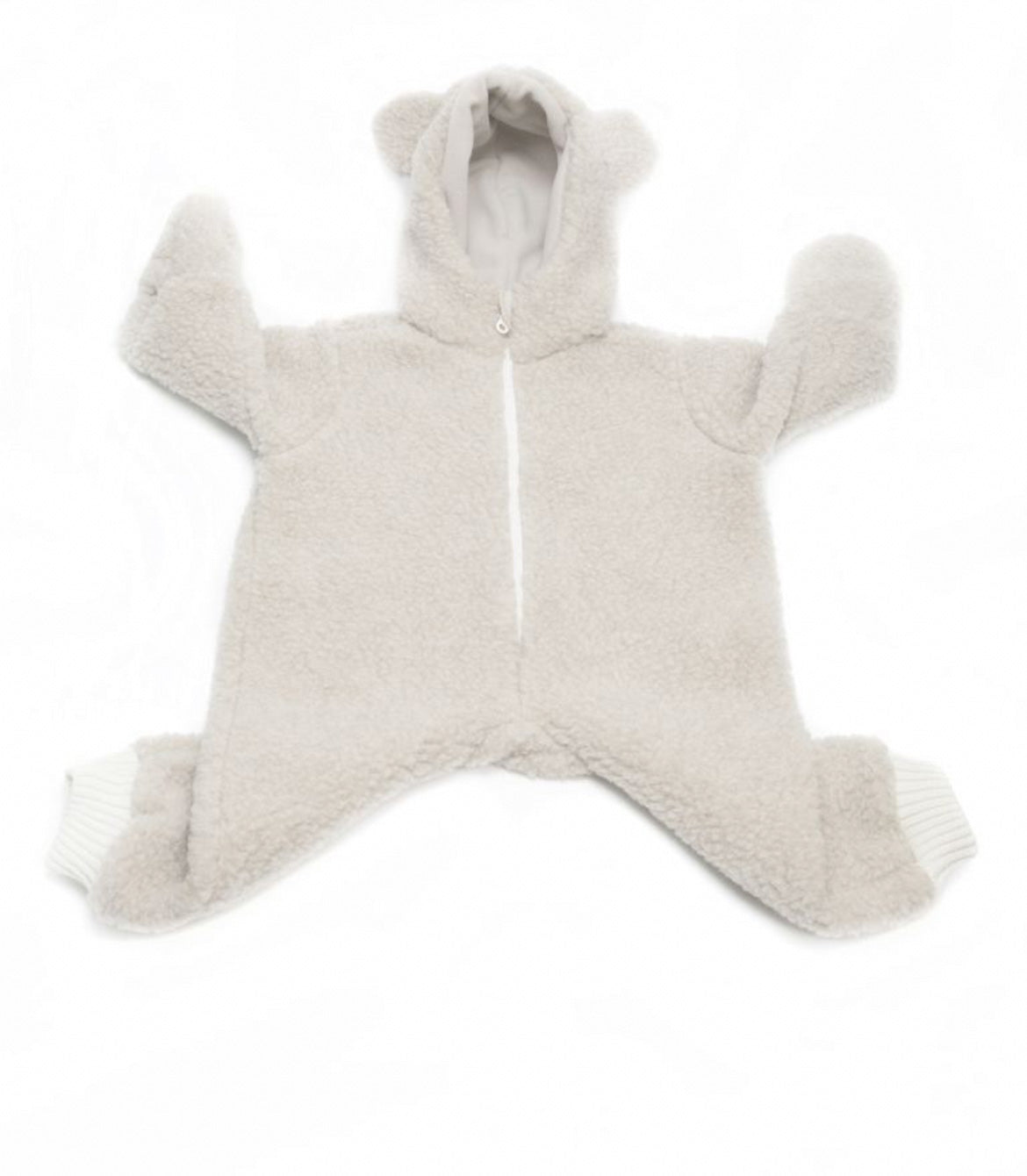 Preorder Wool bear suit natural