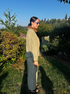 Preorder NEW Bel 3/4 zip (pistachio)