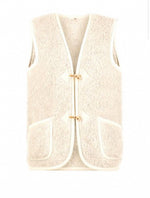 Load image into Gallery viewer, Preorder womens wool bodywarmer natural
