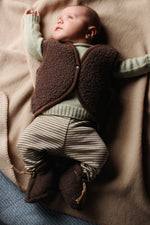 Load image into Gallery viewer, Preorder lulu baby vest chocolate

