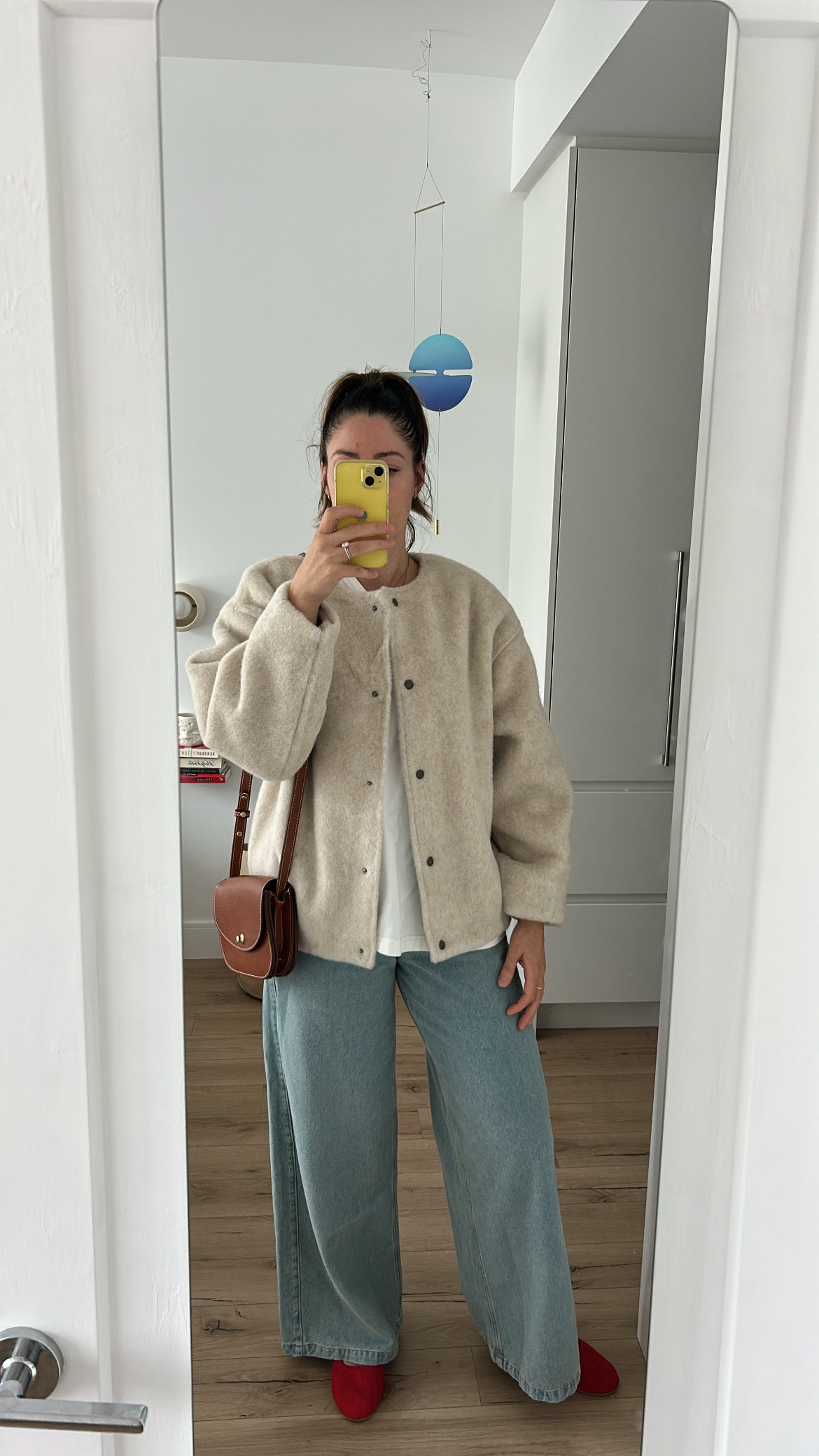 Preorder NEW jag felted jacket(beige)