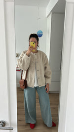Load image into Gallery viewer, Preorder NEW jag felted jacket(beige)
