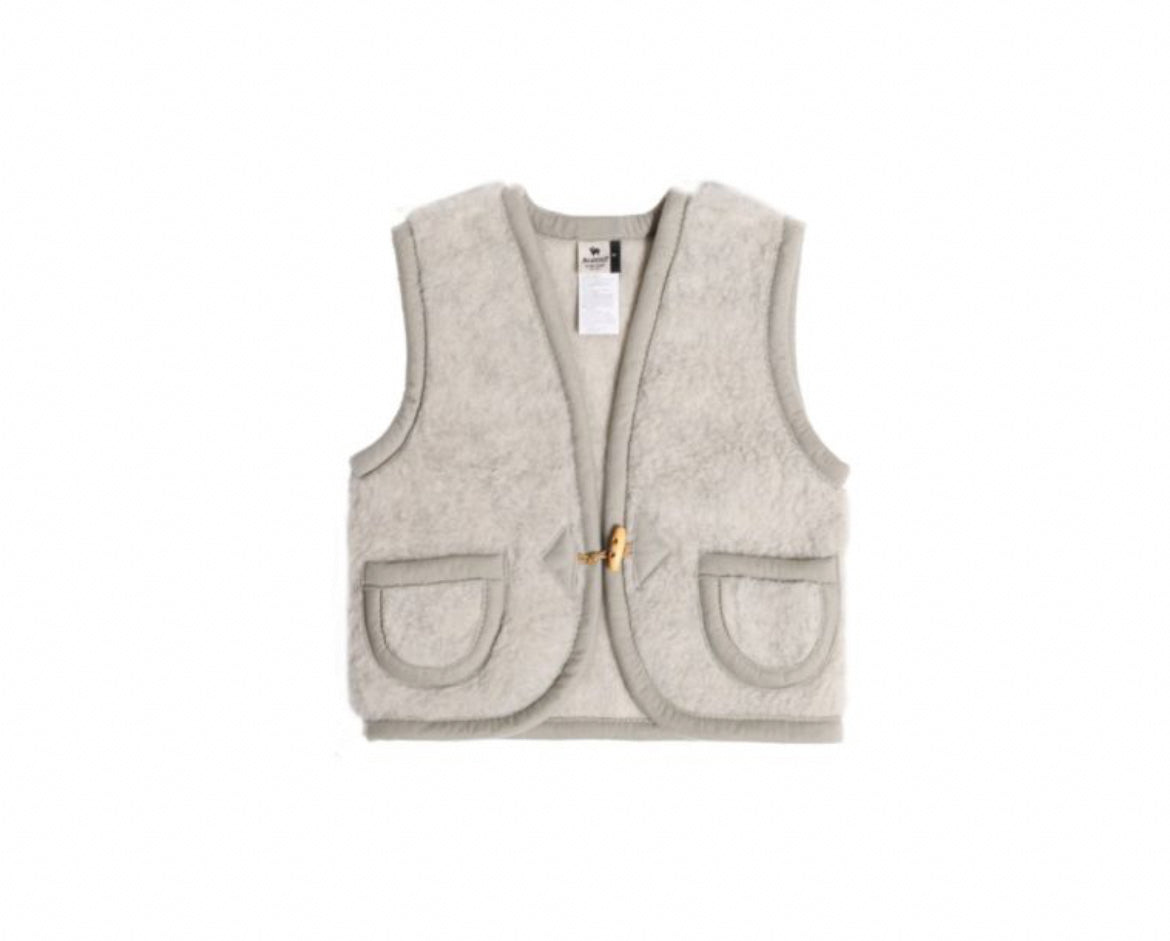 preorder wool bodywarmer (grey)