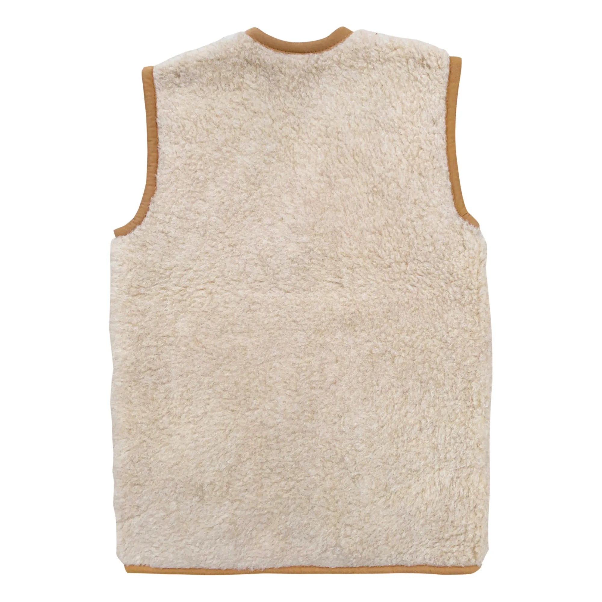 Preorder womens classic wool bodywarmer beige