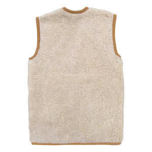 Preorder womens classic wool bodywarmer beige