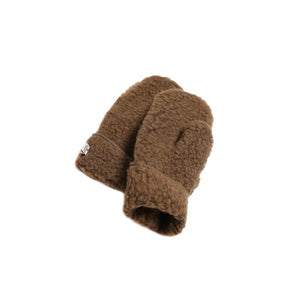 Preorder Adult wool freeze mittens brown