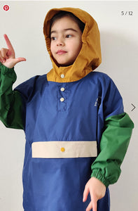 Preorder Rain Poncho (ash blue)