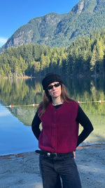 Load image into Gallery viewer, Preorder NEW Tyb womens wool bodywarmer (beet)
