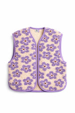 Load image into Gallery viewer, Preorder NEW women’s Camino Wool gilet (apricot flow)
