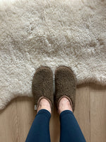 Load image into Gallery viewer, preorder womens wool slippers bark
