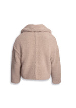 Load image into Gallery viewer, New preorder Short teddy jacket (sand brown)

