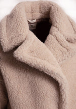 Load image into Gallery viewer, New preorder Short teddy jacket (sand brown)
