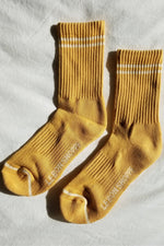 Load image into Gallery viewer, Boyfriend socks (butter)
