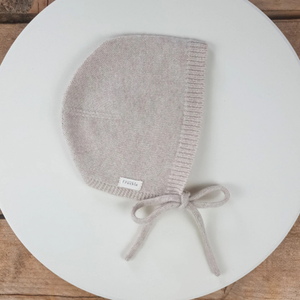 organic cashmere bonnet (apricot)