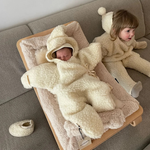 Load image into Gallery viewer, milk merino wool snugglesuit
