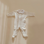 Load image into Gallery viewer, velvet onesie (creamy white)
