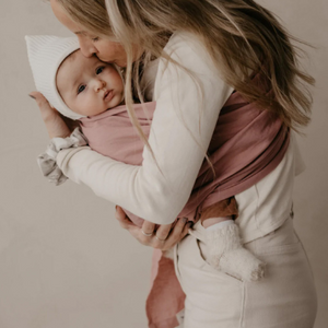 linen ring sling (dahlia)