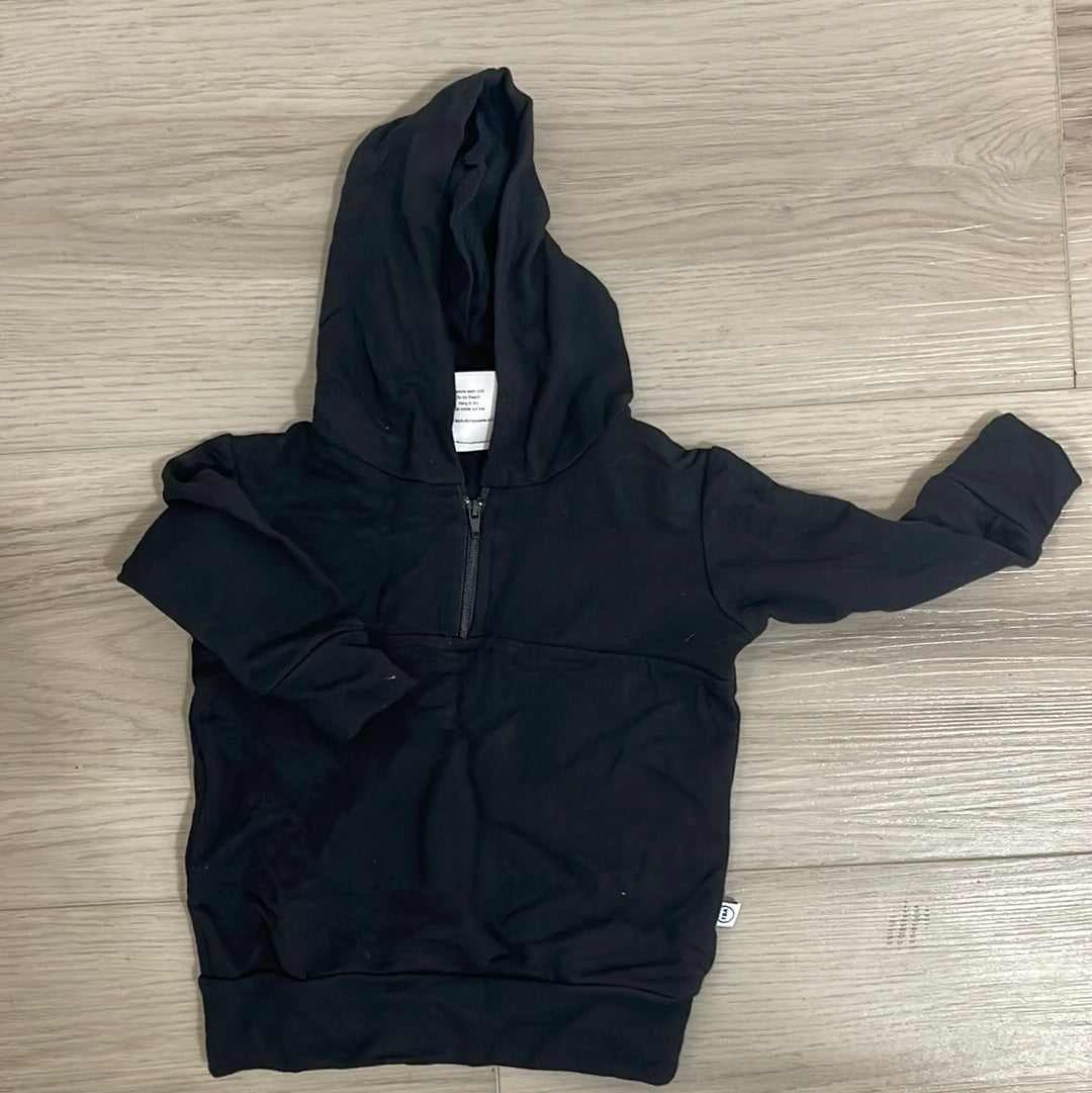 Tiny button apparel zip hoodie
