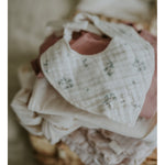 Load image into Gallery viewer, sprouting-littles-drool-bib-babies-breath
