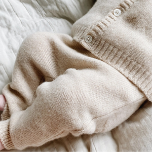 baby wool knit pants