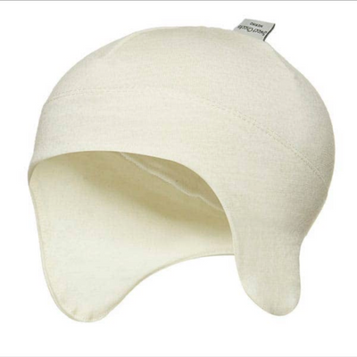 merino wool beanie (ivory)