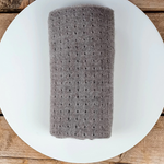 Load image into Gallery viewer, organic cashmere knit blanket (oatmeal)
