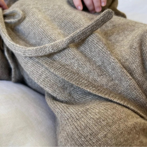 organic cashmere newborn gift set (oatmeal)