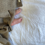 Load image into Gallery viewer, organic cashmere knit blanket (oatmeal)
